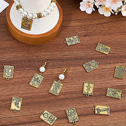 2 ensemble de pendentifs en alliage de zinc de style tibétain&nbsp;FIND-SC0016-92AG