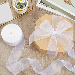 1 рулон прозрачной органзовой ленты&nbsp;SRIB-CY0001-22C-10