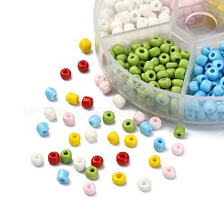 540шт 6 цвета 6/0 стеклянные бусины&nbsp;SEED-YW0001-88