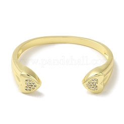 Bracelets en laiton plaqué en rack pour femmes&nbsp;BJEW-P323-04G