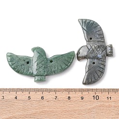 Большие резные подвески из натурального индийского агата&nbsp;G-A288-01H