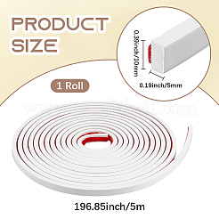 PVC selbstklebende flexible Formleiste&nbsp;DIY-WH20007-40B-01