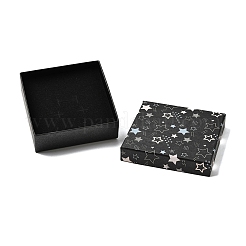 Schmuckgeschenkboxen aus Pappe mit Sternenmuster&nbsp;CON-K016-01E