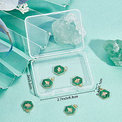 Подвески из латуни с эмалью&nbsp;KK-BBC0004-58