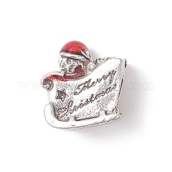 Европейские бусины из сплава эмали рождественской тематики&nbsp;MPDL-Q213-13AS