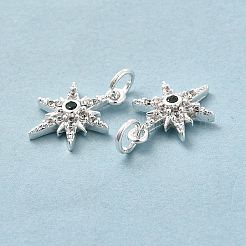 Стойки обшивки латунь микро проложить Циркон подвеску&nbsp;KK-E081-10S