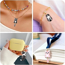 24шт 3 стиля подвески из сплава с эмалью&nbsp;ENAM-YW0008-38