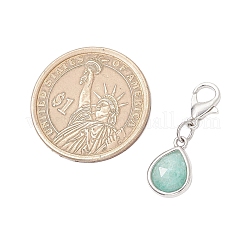 Подвеска-капля из натурального кварцевого кристалла&nbsp;HJEW-JM03320