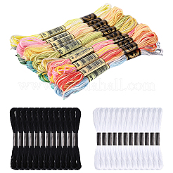 42 Strang Polyester-Stickgarn&nbsp;DIY-CY0002-45