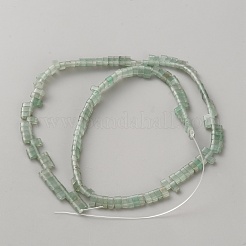Естественный зеленый авантюрин бисер нитей&nbsp;G-WH0021-81B