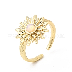 Кольца-манжеты из латуни и смолы для женщин&nbsp;LS-RJEW-K312-06G