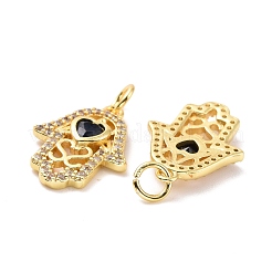 Латунные микро проложить кубического циркония подвески&nbsp;ZIRC-A023-09LG