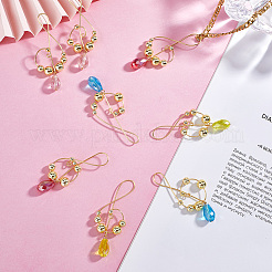 40 шт. подвески из стекла и синтетического гематита в двух стилях&nbsp;PALLOY-GO00043