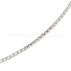 Изготовление ожерелий из текстурированной нержавеющей стали 304 толщиной 1.5 мм.&nbsp;STAS-P444-02P