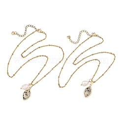 Collana da donna con ciondolo a forma di occhio di cavallo sfaccettato in acciaio inossidabile 304&nbsp;NJEW-JN06261-02