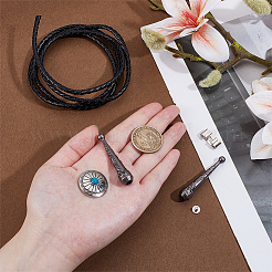 Конец шнура из сплава 2 шт.&nbsp;DIY-NB0014-11