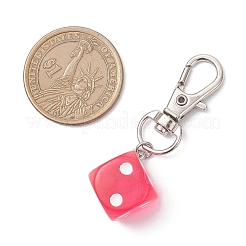 Подвесные украшения из игральных костей из смолы&nbsp;HJEW-JM04190