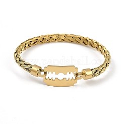 Регулируемые браслеты из нержавеющей стали 304 с вакуумным покрытием&nbsp;BJEW-F476-01G