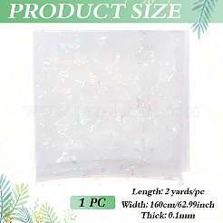 Нейлоновая ткань с узором «бабочка»&nbsp;DIY-WH0678-91C