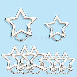 8шт 2 стиля пружинные кольца из цинкового сплава&nbsp;FIND-SP0003-83P