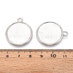 Тибетский стиль сеттинги сплава подвески кабошон&nbsp;PALLOY-N178-12AS-F