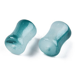 Perle di vetro verniciate a spruzzo trasparente&nbsp;GLAA-N035-035-C01