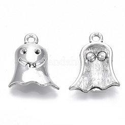 Pendentif en alliage de style tibétain pour Halloween&nbsp;TIBE-N010-10AS-RS