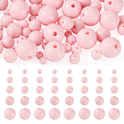 100pcs 5 estilos de cuentas acrílicas opacas&nbsp;MACR-TADJ0001-12G