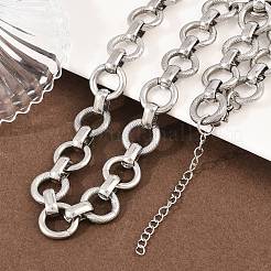 Ожерелья из цепочек с кольцами из нержавеющей стали 304 толщиной 13 мм&nbsp;NJEW-Z105-03P