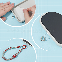 Сплав стеклянный горный хрусталь мобильная цепочка&nbsp;AJEW-AR0002-75