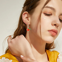 60 шт. 3-х цветные осенние растительные бусины из смолы&nbsp;RESI-SP0001-48