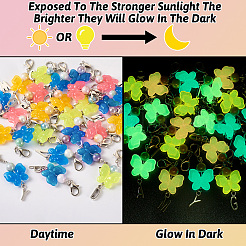 Светящиеся бабочки из акрила и буквы A ~ Z&nbsp;HJEW-TAC0020