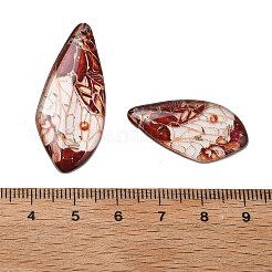 4 шт. подвески в виде крыльев бабочки из прозрачной эпоксидной смолы&nbsp;RESI-C057-06D