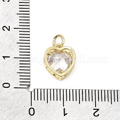 Pendentifs avec zircon cubiques à micro-pavés en laiton&nbsp;CU-CBA7D5E-02C-G