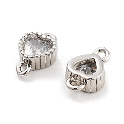 Латунные подвески из прозрачного кубического циркония&nbsp;KK-P271-35P