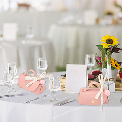 12 шт. сумочка из искусственной кожи в форме свадебного подарка в виде конфет&nbsp;DIY-CL0001-45