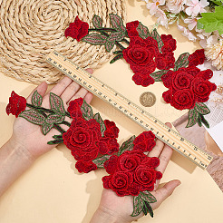 6 шт. полиэстеровая ткань для вышивки&nbsp;DIY-MA0006-88C