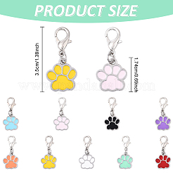 45шт 9 стиля подвеска из сплава эмали украшения&nbsp;HJEW-YW00146