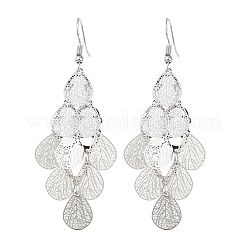 Pendientes colgantes de latón&nbsp;EJEW-B157-02E-P