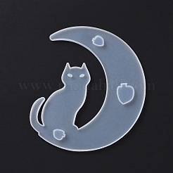 DIY животное на полумесяце большой кулон силиконовые Молды&nbsp;LS-DIY-F125-03