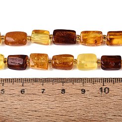 Perles d'ambre naturel brins&nbsp;G-N371-23A-01