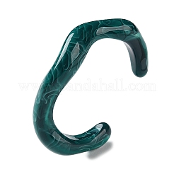 Bracelets manchettes torsadés en acrylique pour femmes&nbsp;BJEW-F538-03B