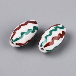 Фарфоровые бусины ручной работы&nbsp;PORC-T134-15A