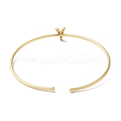 Bracelets en laiton plaqué en rack&nbsp;BJEW-A018-01G-Y