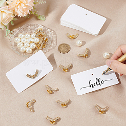 15 шт. гайки для ушей из искусственного жемчуга ABS&nbsp;FIND-PH0028-55