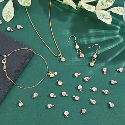 200 шт. подвески из латуни и стекла&nbsp;FIND-FH0011-98A