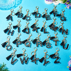 1 porte-clés lettre en résine&nbsp;KEYC-TADJ0001-09J