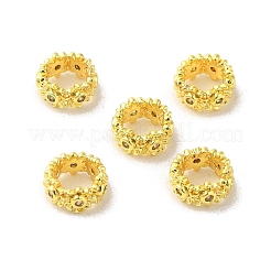 Perline a foro largo a forma di girasole&nbsp;KK-B088-01B-03G