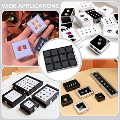 Прямоугольный пластиковый органайзер крышки коробки&nbsp;CON-WH0085-135B