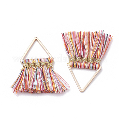 Кулон с кисточкой из поликоттона (полиэстер)&nbsp;LS-FIND-T012-01A